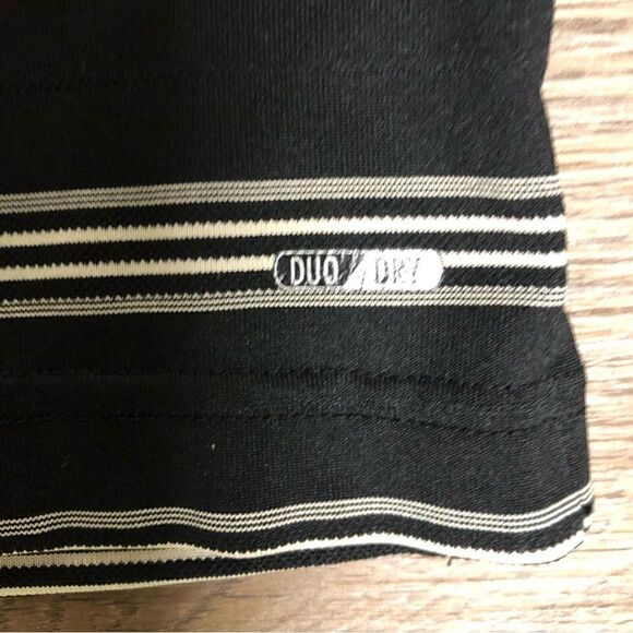 Columbia Men’s Black & Cream Polo Shirt Size L - Picture 2 of 7